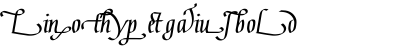 Linotype Gaius Bold Ligatures